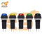 SPST On and Off Self Lock momentary push button multicolor horn switch pack of 5